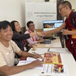 The BDRC Librarians at the International Association of Tibetan Studies conference in Prague, 2022.