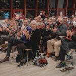 Audience at the launch of Digital Dharma in New York City, November 2022