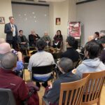 Event for Digital Dharma at the BDRC office, Boston, February 2023.