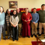 Geshe Monlam visit to the BDRC office, January 2024