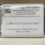 A hard drive with a curated collection of Buddhist texts: Issue 7 of the Core Text Collection.