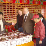 Gene Smith at South West Nationalities University Chengdu where he donated his text collection.